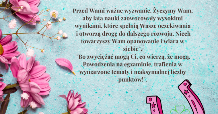 Ważny dzień dla naszych uczniów
